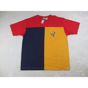 VINTAGE Disney Shirt Mens Large Red‎ Mariner Mickey Walt Disney World Casual*